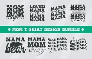 mamma mamma mamma mor vektor typografi ny design bunt
