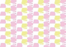Vektor Textur Hintergrund, nahtloses Muster. handgezeichnete, gelbe, rosa, weiße Farben.