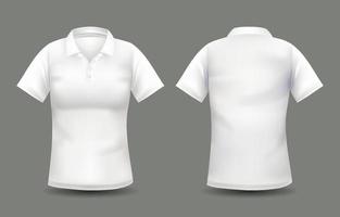 3d polo tshirt för män mall vektor