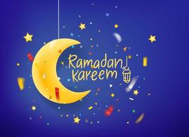 Ramadan Kareem Konzept. Vektorillustration vektor