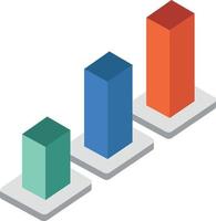 balkendiagramm-vektorillustration auf einem hintergrund. hochwertige symbole. vektorikonen für konzept und grafikdesign. vektor