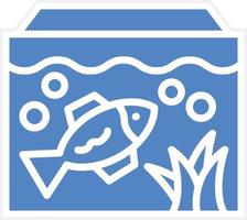 fisk tank vektor ikon design
