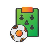 fotboll boll spelare överföring illlustration design. ikonen för överföring av fotbollsspelare isolerad på vit bakgrund. färdig användning vektor. vektor