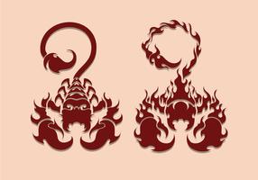 Skorpion Tattoo Illustration