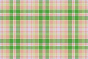 Stoff Muster Plaid. prüfen Textur Vektor. Tartan Hintergrund nahtlos Textil. vektor