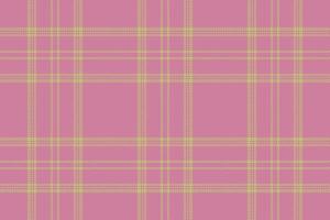 Textur Stoff überprüfen. Textil- Plaid Vektor. Hintergrund Muster Tartan nahtlos. vektor