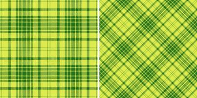 Textil- Stoff überprüfen. nahtlos Textur Schottenstoff. Plaid Vektor Hintergrund Muster.