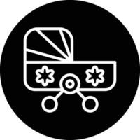 Baby Kinderwagen Vektor Symbol Design