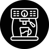 Kaffeemaschine-Vektor-Icon-Design vektor