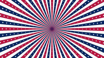 uns Denkmal Tag, USA amerikanisch Land Flagge Hintergrund National Unabhängigkeit Tag 4 .. von Juli Feuerwerk vektor
