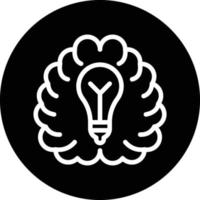 Brainstorming-Vektor-Icon-Design vektor