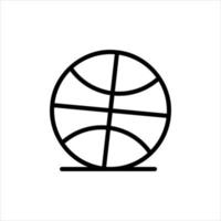 Basketball Symbol mit isoliert vektor und transparent Hintergrund