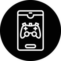 smartphone spel vektor ikon design