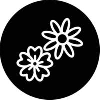 Blumen-Vektor-Icon-Design vektor