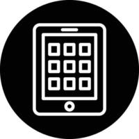 Tablet-Vektor-Icon-Design vektor