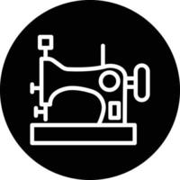 Nähmaschine-Vektor-Icon-Design vektor