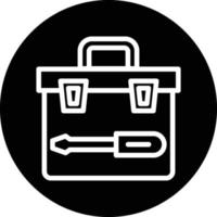 Toolbox-Vektor-Icon-Design vektor