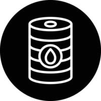 Barrel-Vektor-Icon-Design vektor