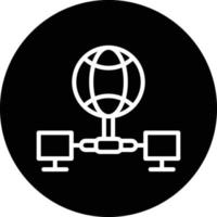 global Netzwerk Vektor Symbol Design