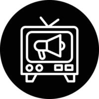 Fernseher kommerziell Vektor Symbol Design