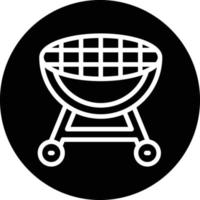 Grill-Vektor-Icon-Design vektor