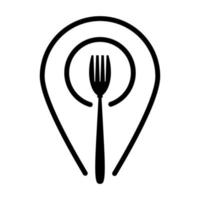 Mahlzeit Symbol Vektor Satz. Restaurant Illustration Zeichen Sammlung. speisen Symbol. Essen Logo. Koch markieren.