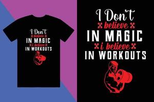 Gym t-shirt design, beställnings- t-shirt design, t-shirt design vektor