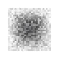 censurerade data. censur grå mosaik. transparent pixlar blur område. privat innehåll. vektor illustration isolerat på vit bakgrund