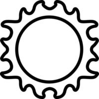 Linie Symbol zum Sol vektor