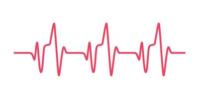 Herz Rhythmus Graph Überprüfung Ihre Herzschlag zum Diagnose vektor