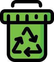 Behälter recyceln Recycling Sortierung Abfall Illustration Vektor