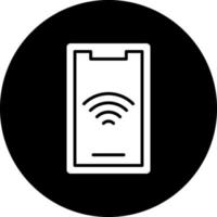 Handy, Mobiltelefon W-lan Vektor Symbol Design