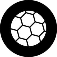 Fußball-Vektor-Icon-Design vektor