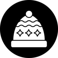 Winterhut-Vektor-Icon-Design vektor