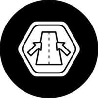 behalten im Fahrbahn Vektor Symbol Design