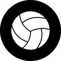 Volleyball-Vektor-Icon-Design vektor