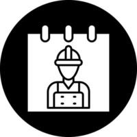 Tag der Arbeit Vektor-Icon-Design vektor