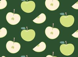 nahtlos Muster mit Äpfel. vektor