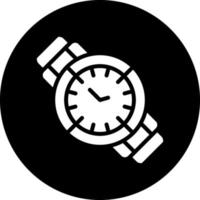 Armbanduhr-Vektor-Icon-Design vektor