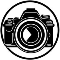 modern fotografisch Kamera Objekt Logo vektor