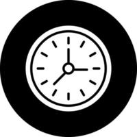 Wanduhr-Vektor-Icon-Design vektor