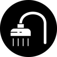 Dusche-Vektor-Icon-Design vektor