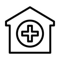 Pflege- Zuhause Symbol Design vektor