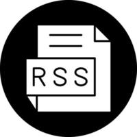 RSS-Vektor-Icon-Design vektor