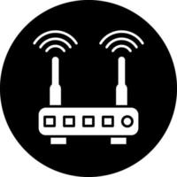 W-lan Router Vektor Symbol Design