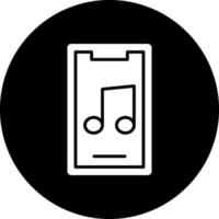 Handy, Mobiltelefon Musik- App Vektor Symbol Design