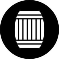 Barrel-Vektor-Icon-Design vektor