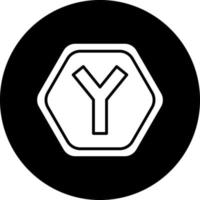 y Überschneidung Vektor Symbol Design