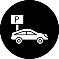 Parkplatz-Vektor-Icon-Design vektor