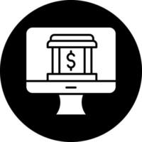 online Bankwesen Vektor Symbol Design